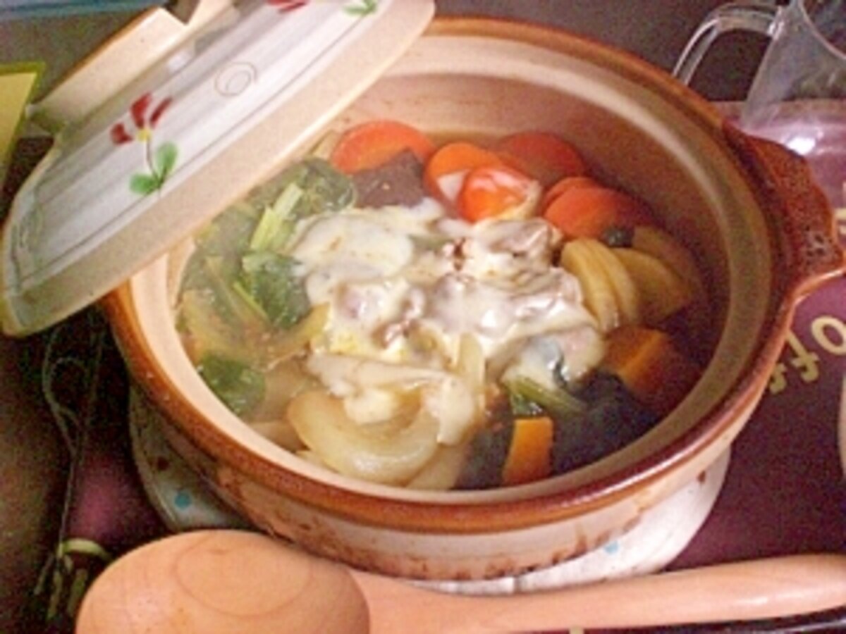 お手軽かんたん カレーチーズ鍋 レシピ 作り方 By モチェ 楽天レシピ お手軽かんたん カレーチーズ鍋 レシピ 作り方 By モチェ 楽天レシピ
